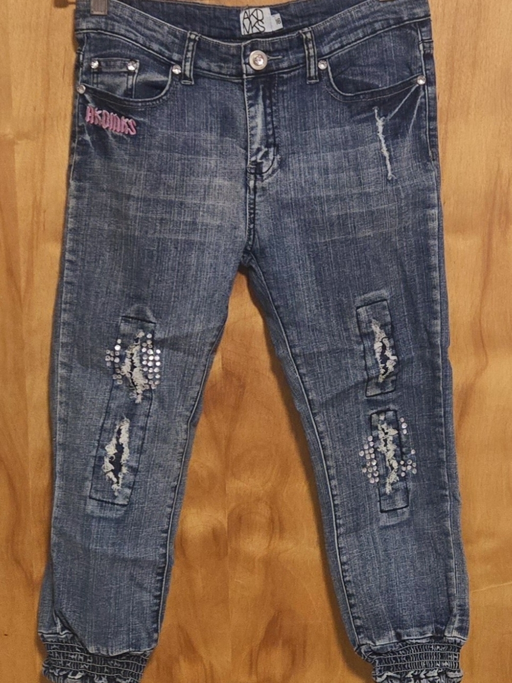 AKADEMICS DESIGNER FASHION BLUE GIRL JEANS
